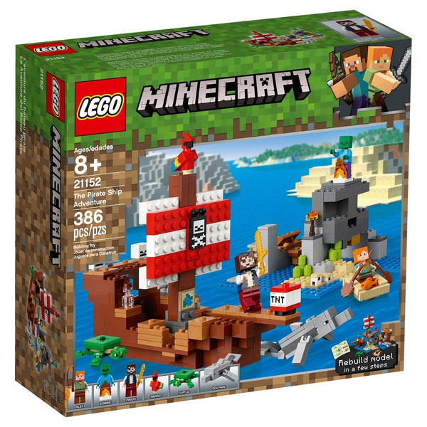 לגו מיינקראפט ספינת פיראטים 21152 - Lego