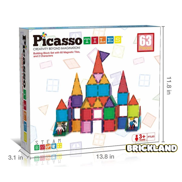 פיקאסו מגנטים להרכבה בתלת מימד 63 חלקים מספר אחד באיכות בארה"ב - Picasso