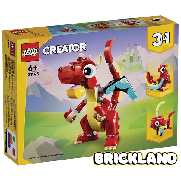 לגו קריאטור דרקון אדום 31145 - Lego