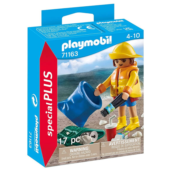 פליימוביל אישה מנקה את החוף איכות הסביבה 71163 - Playmobil