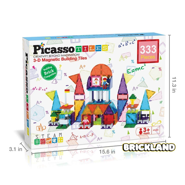 פיקאסו מגנטים + לבני הרכבה להרכבה בתלת מימד 333 חלקים מספר אחד באיכות בארה"ב - Picasso