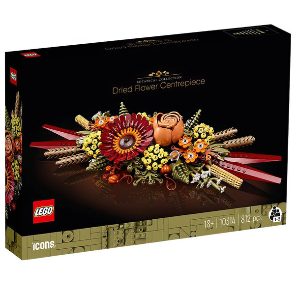 לגו אייקון אקספרט סידור פרחים מיובשים 10314 - Lego