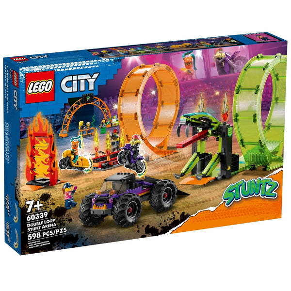 לגו סיטי לופ כפול בזירת הפעלולים 60339 - Lego