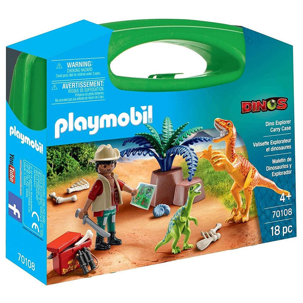 פליימוביל מזוודת חוקר הדינוזאורים 70108 - Playmobil