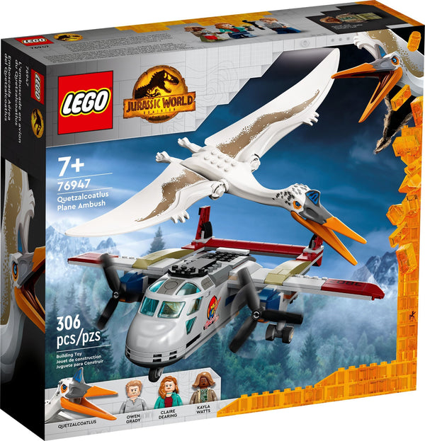76947 לגו פארק היורה מארב קווצלקוטלוס על מטוס - Lego