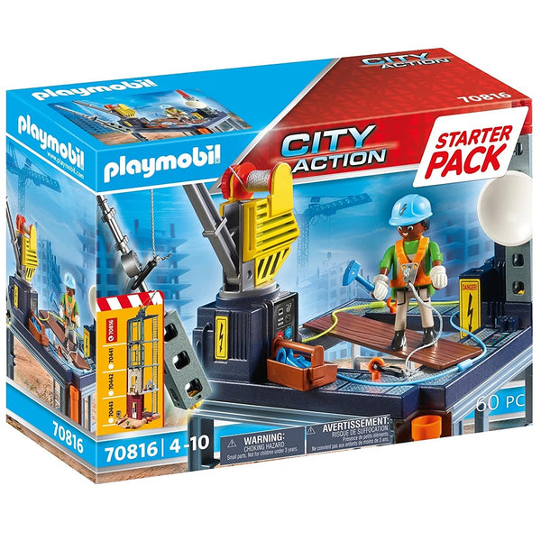 פליימוביל אתר בנייה ערכה למתחילים 70816 - Playmobil