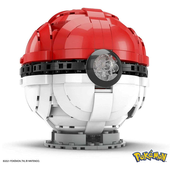 מגה קונסטרקס ג'מבו פוכדור - Mega Construx Pokemon Jumbo Poke Ball