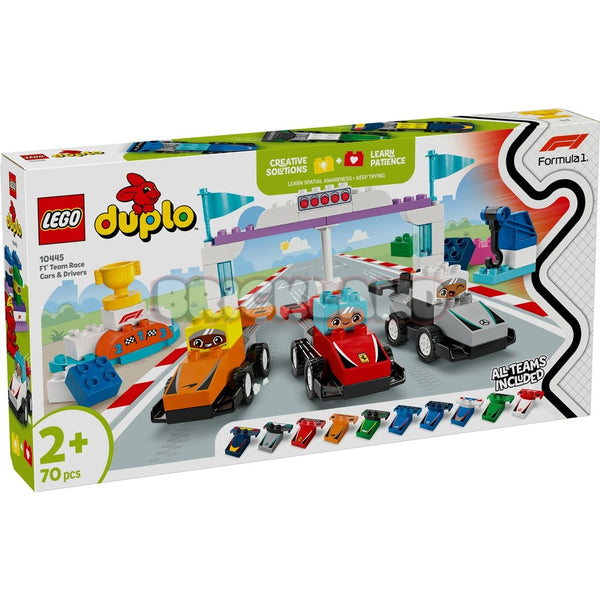 לגו דופלו מכוניות ונהגים של מירוץ קבוצתי 10445 | Lego