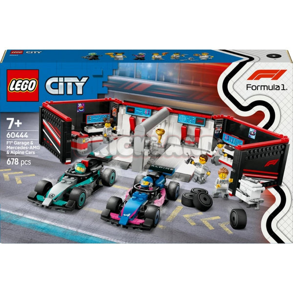 לגו סיטי מוסך F1 ומכוניות מרצדס AMG ו-Al 60444 | Lego