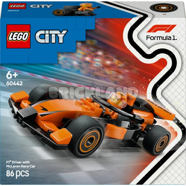 לגו סיטי נהג F1 עם מכונית מירוץ מקלארן 60442 | Lego