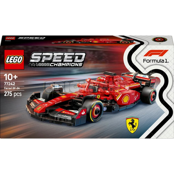 77242 לגו ספיד צ'מפיונס מכונית מרוץ פרארי SF-24 F1 | Lego