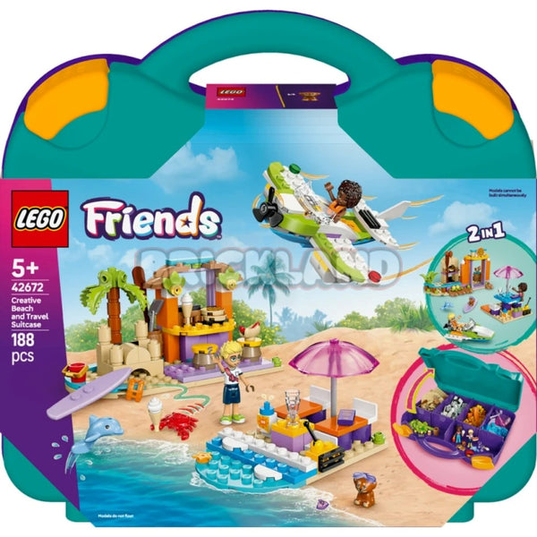 לגו חברות מזוודה יצירתית לחוף ולטיולים 42672 | Lego