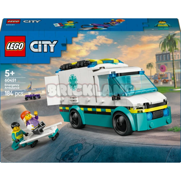 לגו סיטי אמבולנס לשעת חירום 60451 | Lego