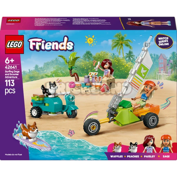 לגו חברות הרפתקה של כלבים על גלשנים וקטנועים 42641 | Lego