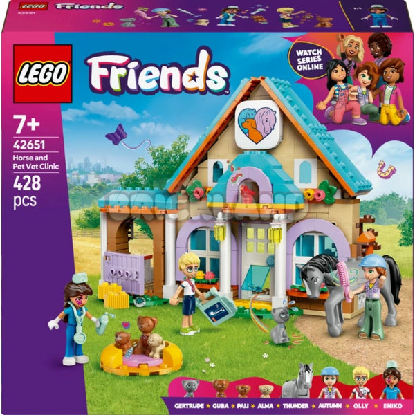 לגו חברות מרפאה וטרינרית לסוסים וחיות מחמד 42651 | Lego