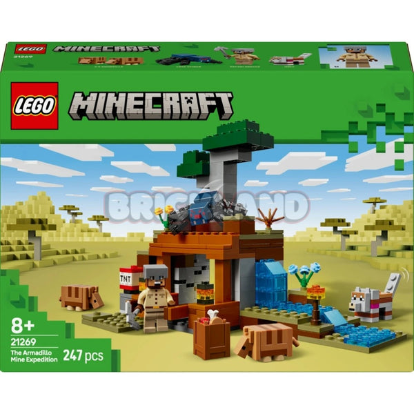 לגו מיינקראפט מסע כרייה עם הארמדיל 21269 | Lego