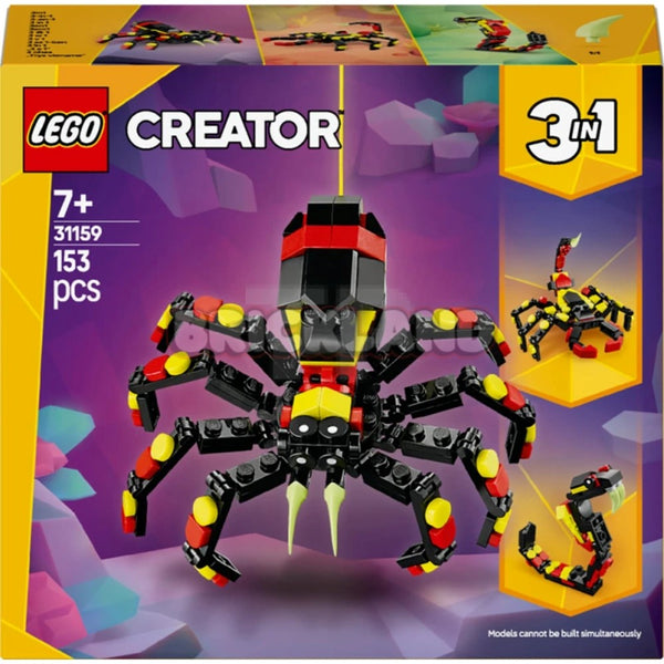 לגו קריאטור 3 ב-1 חיות בר: עכביש מפתיע 31159 | Lego