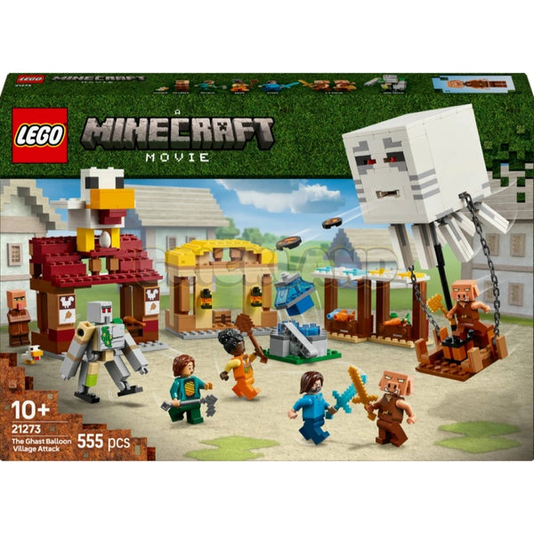לגו מיינקראפט התקפת הכפר מבלון הגאסט 21273 | Lego