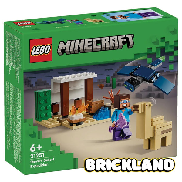 לגו מיינקראפט משלחת המדבר של סטיב 21251 - Lego