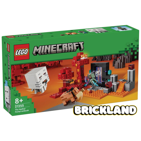 לגו מיינקראפט מארב הפורטל לנת'ר 21255- Lego