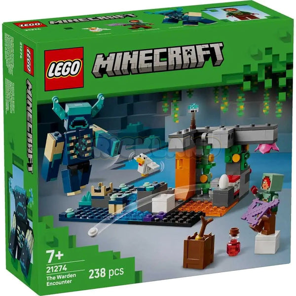 לגו מיינקראפט היתקלות עם ווארדן 21274 | Lego