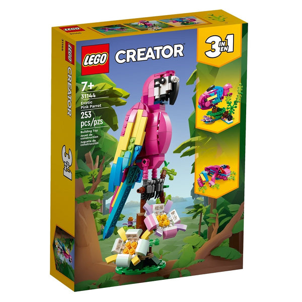 לגו קריאטור תוכי ורוד אקזוטי 31144 - Lego