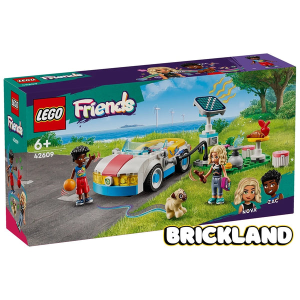 לגו חברות מכונית חשמלית ומתקן טעינה 42609- Lego