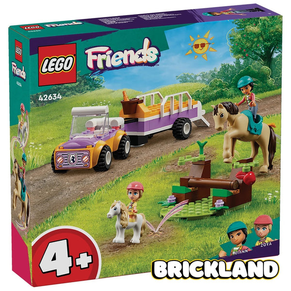 לגו חברות קרוואן נגרר לסוס פוני 42634- Lego
