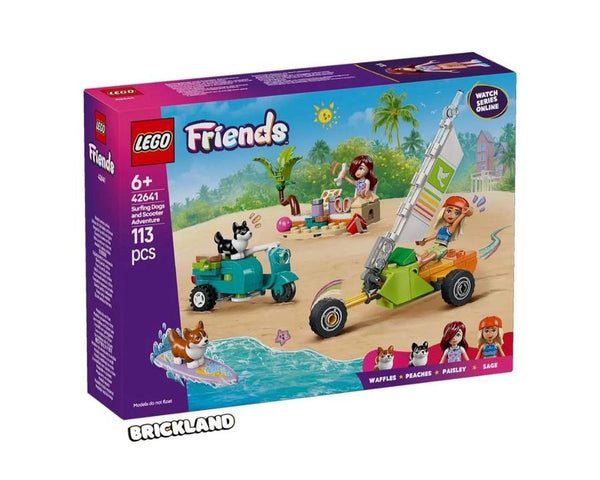לגו חברות הרפתקה של כלבים על גלשנים וקטנועים 42641 | Lego