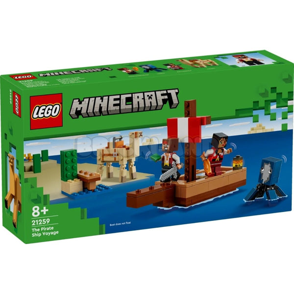 21259 לגו מיינקראפט מסע ספינת הפיראטים | Lego