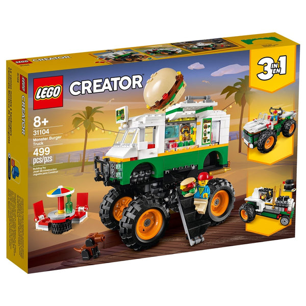 לגו קריאטור משאית בורגר מפלצת 31104 - Lego