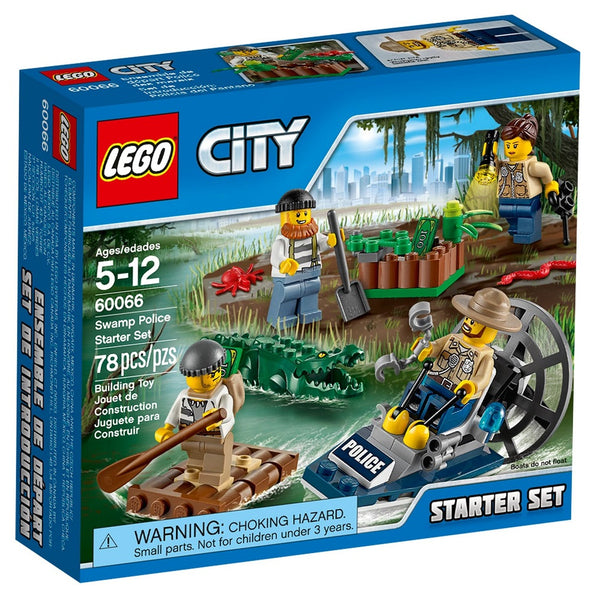 לגו סיטי מרדף משטרתי בביצות הג'ונגל 60066 - Lego