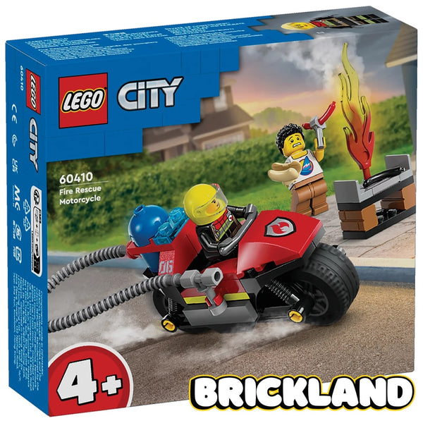 לגו סיטי אופנוע חילוץ מאש 60410- Lego
