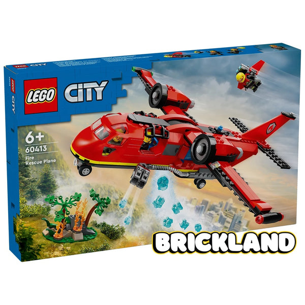 לגו סיטי מטוס כיבוי אש והצלה 60413- Lego