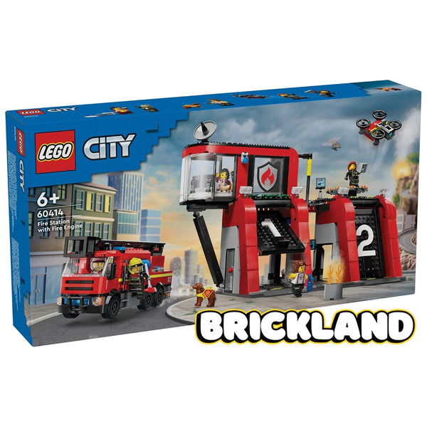 לגו סיטי תחנת כיבוי עם כבאית 60414- Lego