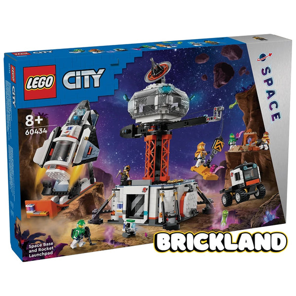 לגו סיטי בסיס חלל ומשטח שיגור חללית 60434- Lego