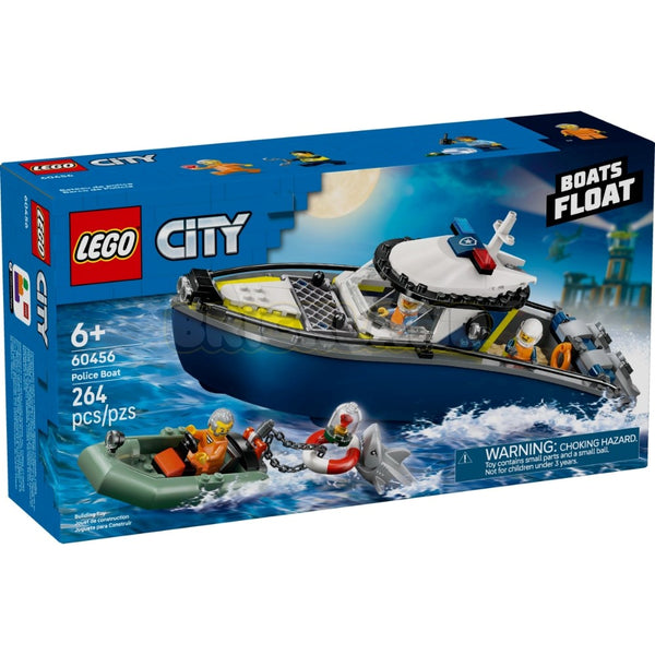 לגו סיטי מרדף על סירת משטרה 60456 | Lego