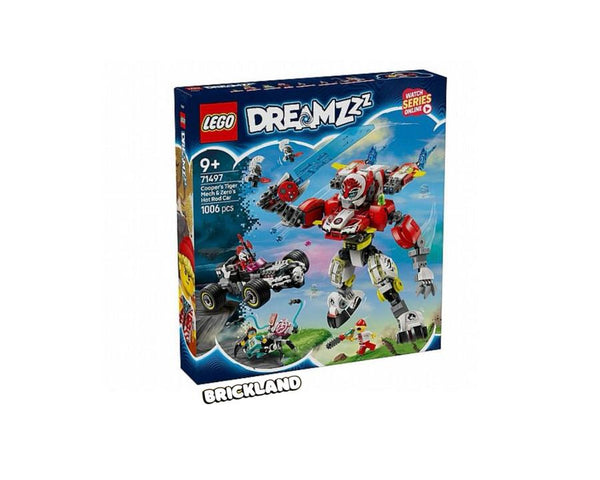 לגו דרימז רובוט טייגר של קופר ומכונית הוט רוד של זירו 71497 | Lego