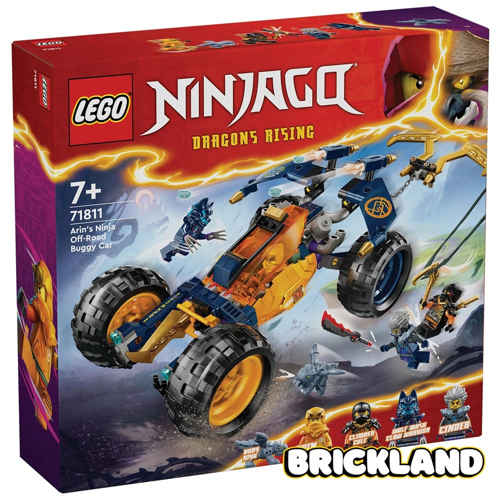 לגו נינג'גו רכב שטח ה'נינג ארין 71811- Lego אריזה פגומה – Brickland