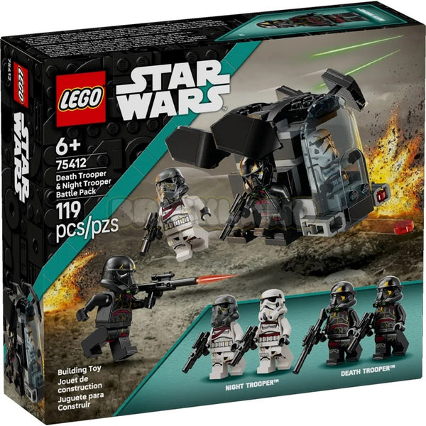 לגו מלחמת הכוכבים מארז קרב עם Death Trooper וחייל לילה 75412  | Lego