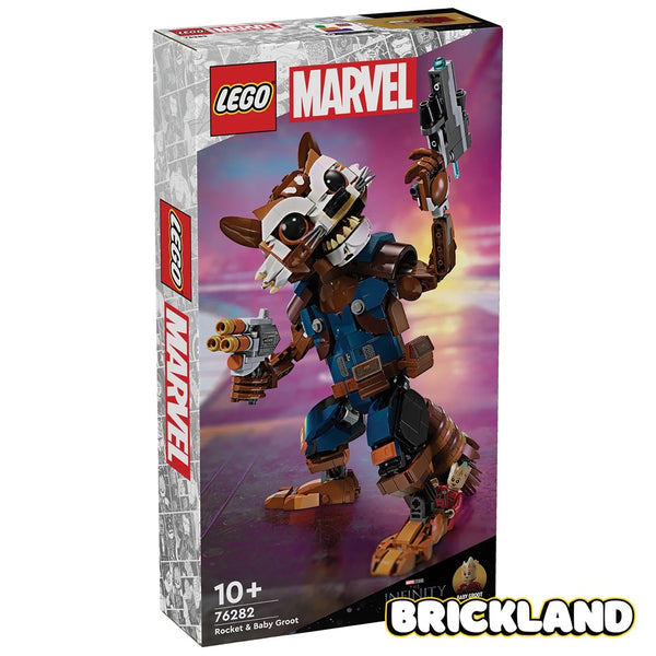 76282 לגו מארוול דמות פעולה של רוקט ובייבי גרוט - Lego