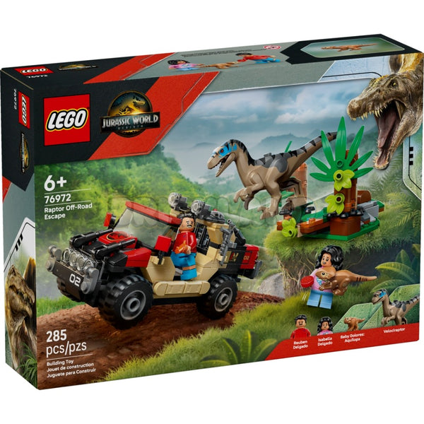 לגו פארק היורה הימלטות על רכב שטח ראפטור 76972 | Lego