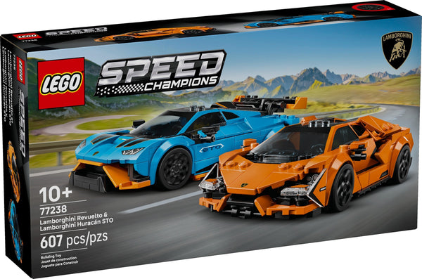 77238  Lamborghini Revuelto & Lamborghini Huracán STO -לגו ספיד | Lego