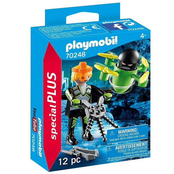 פליימוביל סוכן עם מזל"ט 70248 - Playmobil