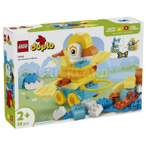 לגו דופלו 3 ב-1 חיות על גלגלים 10448 | Lego