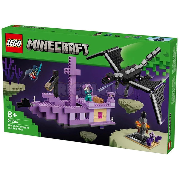 21264 לגו מיינקראפט הדרקון אנדר וספינת הקצה | Lego