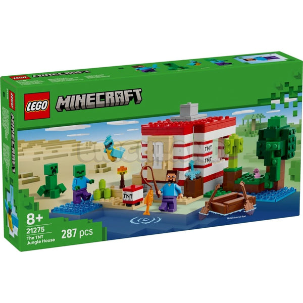 לגו מיינקראפט TNT בית הג'ונגל 21275 | Lego