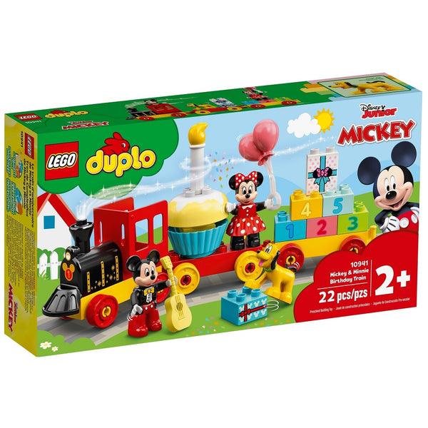 לגו דופלו רכבת יום הולדת של מיקי ומיני 10941 - Lego