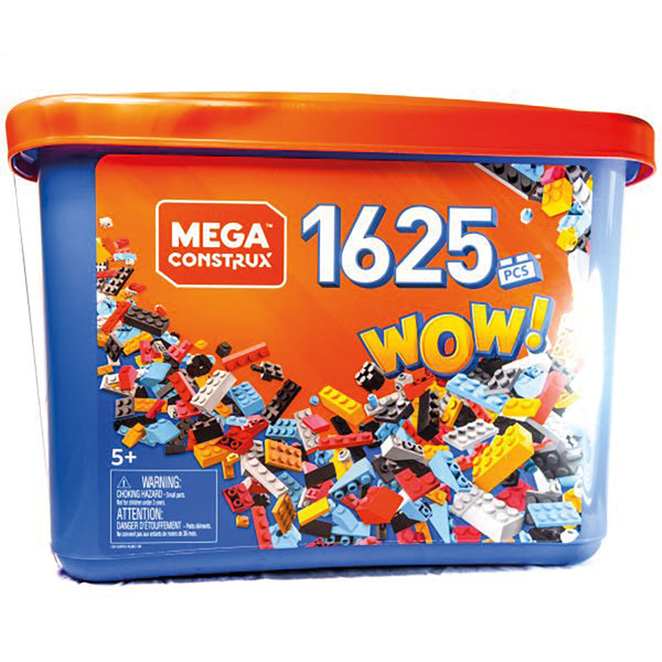 מגה קונסטרקס ארגז 1625 חלקים - Mega Construx 1625 Pcs