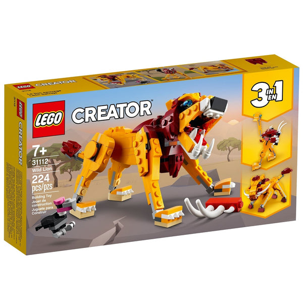 לגו קריאטור אריה פראי 31112 - Lego
